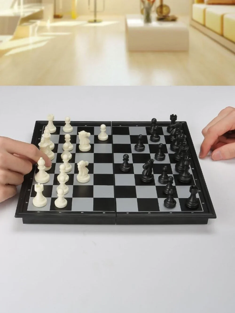 Magnetic Travel Chess Set for Kids and Adults, 9.84 Inches | Portable Folding Ch